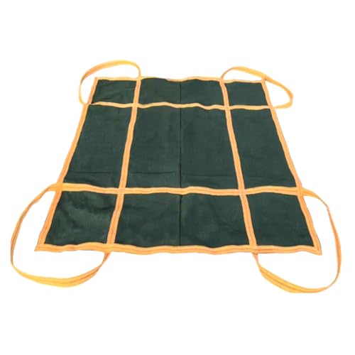 Hängendes Hebenetz 150 x 150cm, Leinwand Frachtnetz mit verstärkten Griffen, Ladung Hängendes Net, Hebeschlingennetz, Hebetuch für Bauarbeiten...