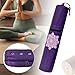 MotiveTech Yoga Mat Carrier Bag for Easy Transport and Storage for Office and Fitness, Purple