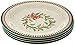Lenox 880213 Holiday Melamine 4-Piece Striped Dinner Plate Set