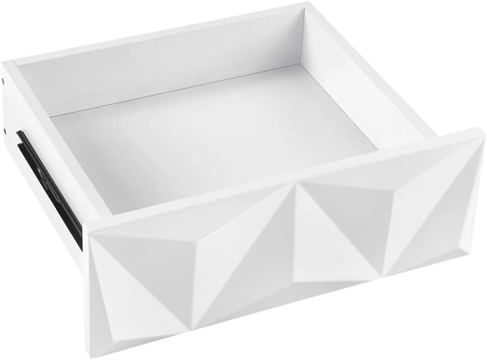 White Bedside Table with Drawer Bedside Table Storage Cabinet Bedroom Living Room Home Decoration