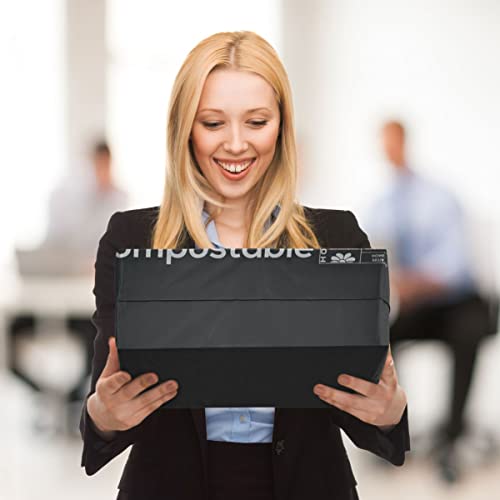 12X15.5 Inch Biodegradable Shipping Bags,50 Count Compostable Poly Mailers With Eco Friendly Packaging Envelopes Supplies Mailing Bags #TOP4