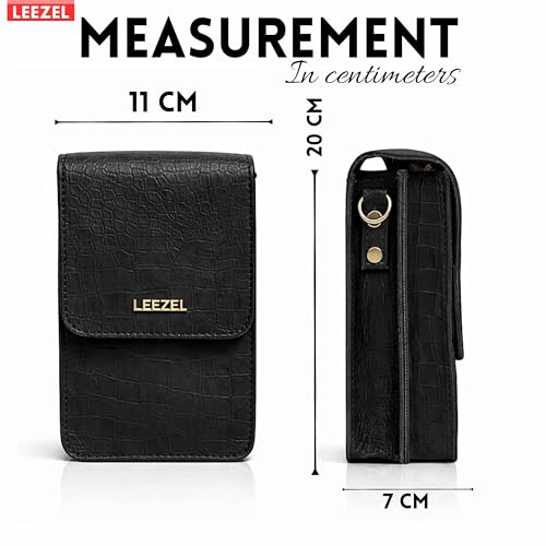 Image of LEEZEL Women's Girls Wallet Sling Bag for Mobile Cell Phone Holder