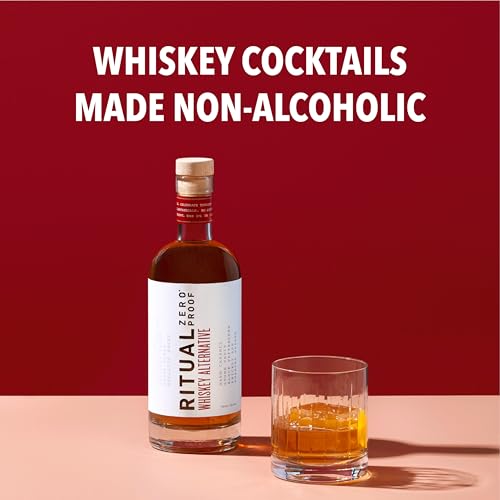 RITUAL ZERO PROOF Whiskey Alternative | Award-Winning Non-Alcoholic Spirit | 25.4 Fl Oz (750ml) | Only 5 Calories | Sustainably Made in USA | Make Delicious Alcohol Free Cocktails