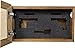 Bellewood Designs Hidden Gun Storage Cabinet with Flowers Scene - Secure Wall Mounted Concealed Gun Safe to Securely Store Your Gun & Home Self Defense Gear