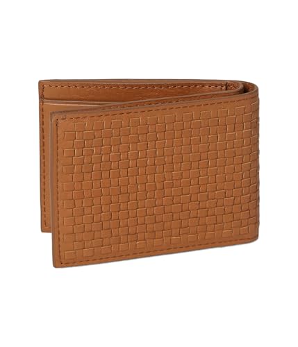 Johnston & Murphy Men's Kingston Woven Billfold, Brown, One Size2