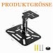jinminamz Desktop Projektorhalterung,Multifun... Beamer Halterung Für Projektor Wall Ceiling Mount Universal Multi-Winkel Mit 1/4 Zoll Schraubschnittstelle Projektor Ständer(Schwarz)