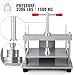 VEVOR Manual Paper Press Machine, 12x8.6 inch for A4 Sized Papers Flatting Machine, 10cm Thickness Steel Frame Manual Flat Paper Press Machine, Papermaking Book Press