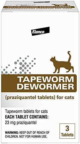 Praziquantel for tapeworms in cats
