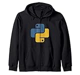 Official Python Logo for Developers Zip Hoodie