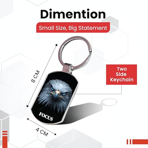Image of Premium Printed Metal Keychain for Men & Women | High-Definition Artwork Print | Durable Key Ring for Car, Bike, Home & Office Keys | Stylish Decorative Key Holder Gift