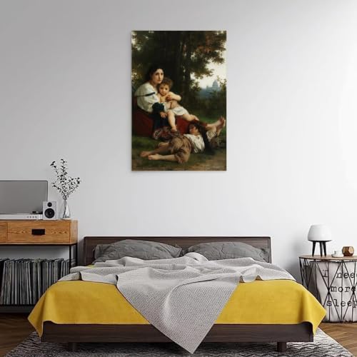 Poster classique Rest William Adolphe Bouguereau impression d'art premium 20 x 30 cm - 3