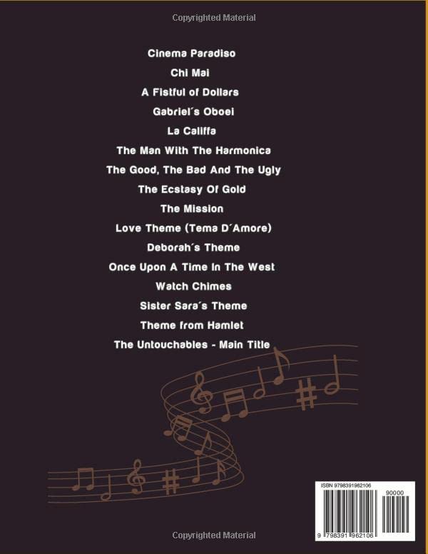 Miniatura 2 de Ennio Morricone Spartiti Pianoforte 16 Canzoni Famose Per Musica Da Film (Italian Edition)