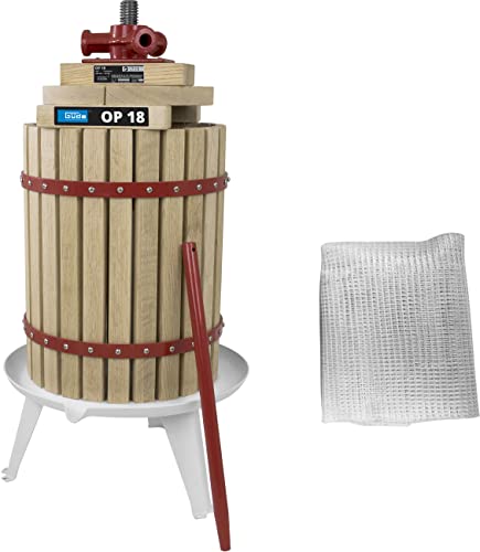 Güde Pressoir pour Fruits et Raisins BP 18 L, Couleur du Bois, Rose Foncé