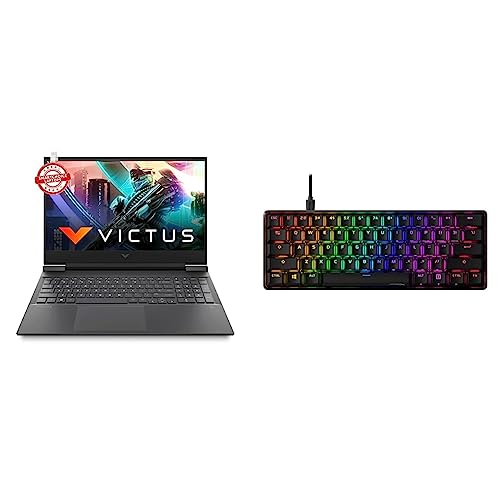 Image of HP Victus Gaming AMD Ryzen 7-5800H 16.1 inch(40.9 cm) FHD Gaming Laptop & Alloy Origins 60 Red Switch