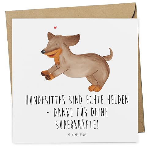 Mr. & Mrs. Panda Tierschützer-Karte – Hochwertige Klappkarte, Perfekt Für Tierfreunde & Berufsgeschenke