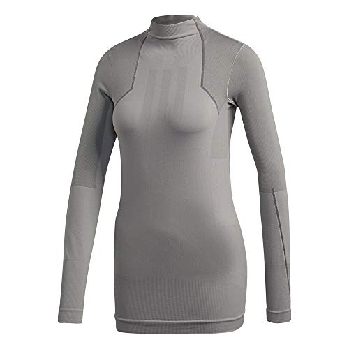 Siente la comodidad total con la camiseta W Knit LS. Su diseño ajustado y sin costuras te ofrece máxima libertad de movimiento. La tecnología bodymapping regula tu temperatura y ventila tu piel para un confort inigualable.