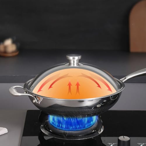 Couvercle de casserole en métal 34-36cm avec finition sablée confortable - 7