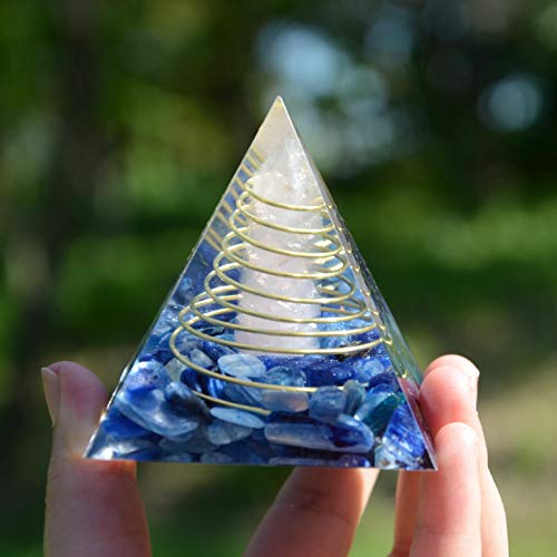 Orgonit Pyramide Amethyst Säule Orgonit Heilende Chakra EMF-Schutz Cover