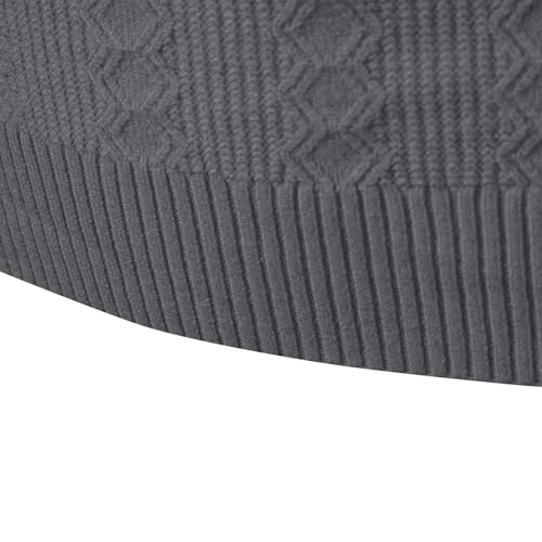 Men's Slim Fit Turtleneck Sweater Casual Knitted Twisted Pullover Fall Sweaters Long Sleeve Solid Color Warm Sweater2