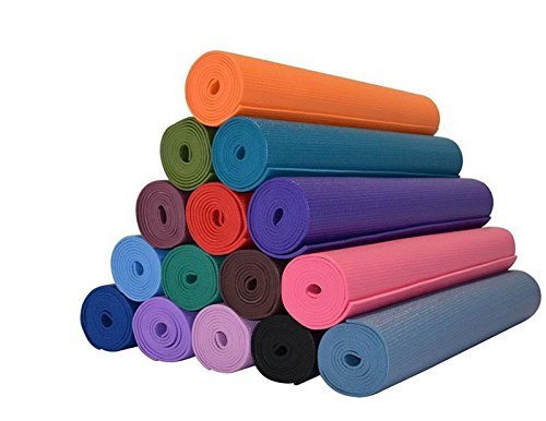 Tappetino per Yoga Tappeto Palestra per Esercizi Fitness Aerobica Pilates Ginnastica MATERASSINO Colori Vari Casuali