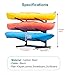 WhamtL Freestanding Kayak Storage Rack Boat Organizer, Weatherproof Adjustable Paddle Board Stand, Outside Kayak Holder for Dock Shed Boat Garage(3 Levels)