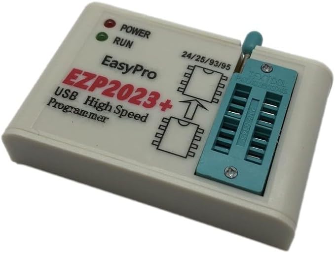 EZP2023 USB 2.0 SPI Chip Programmer for Microcontrollers & Memory ICs — Supports 24/25/93 EEPROM, 25 FLASH, BIOS
