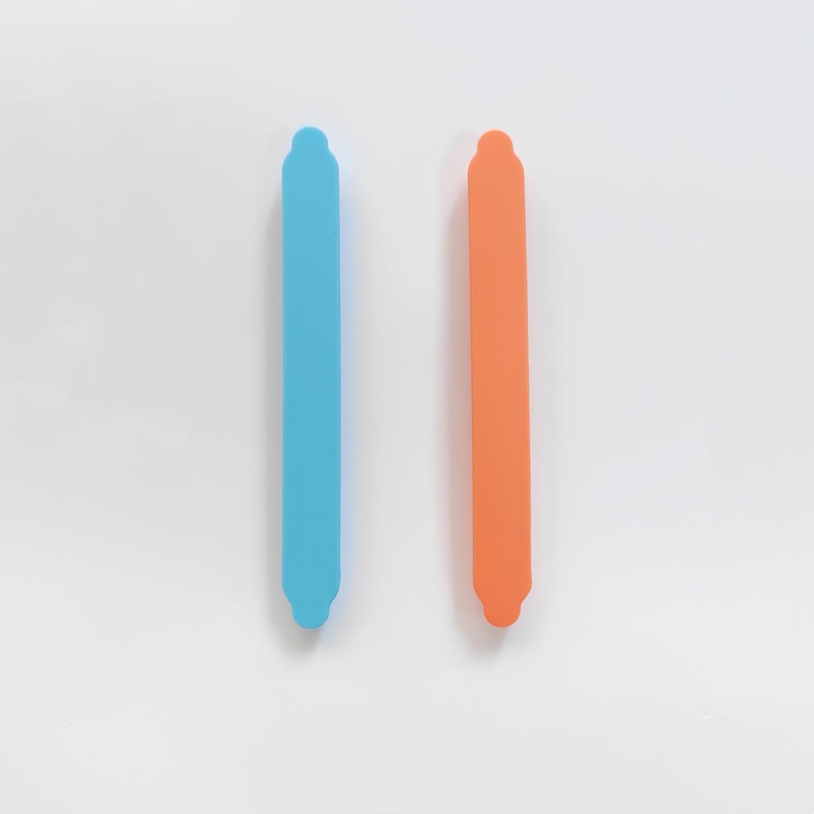 Hzxkqmil Bouchons Anti-poussière en Silicone pour Nintendo Switch 2 (2025) | Bouchons Anti-poussière Souples Bouchons de Protection Latéraux Bande Décorative pour Switch 2 Console, Bleu + Orange