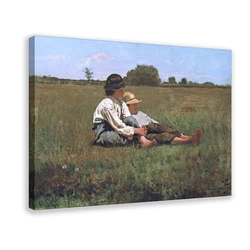 Impression sur toile Winslow Homer poster décoration murale cadre suspendu 20x30 cm