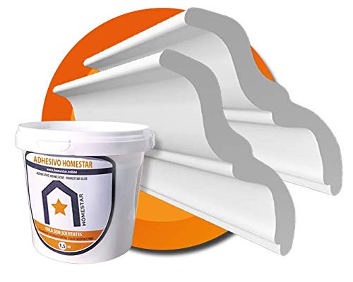 PACK 10m CORNISAS MOLDURAS DE TECHO DECORATIVA