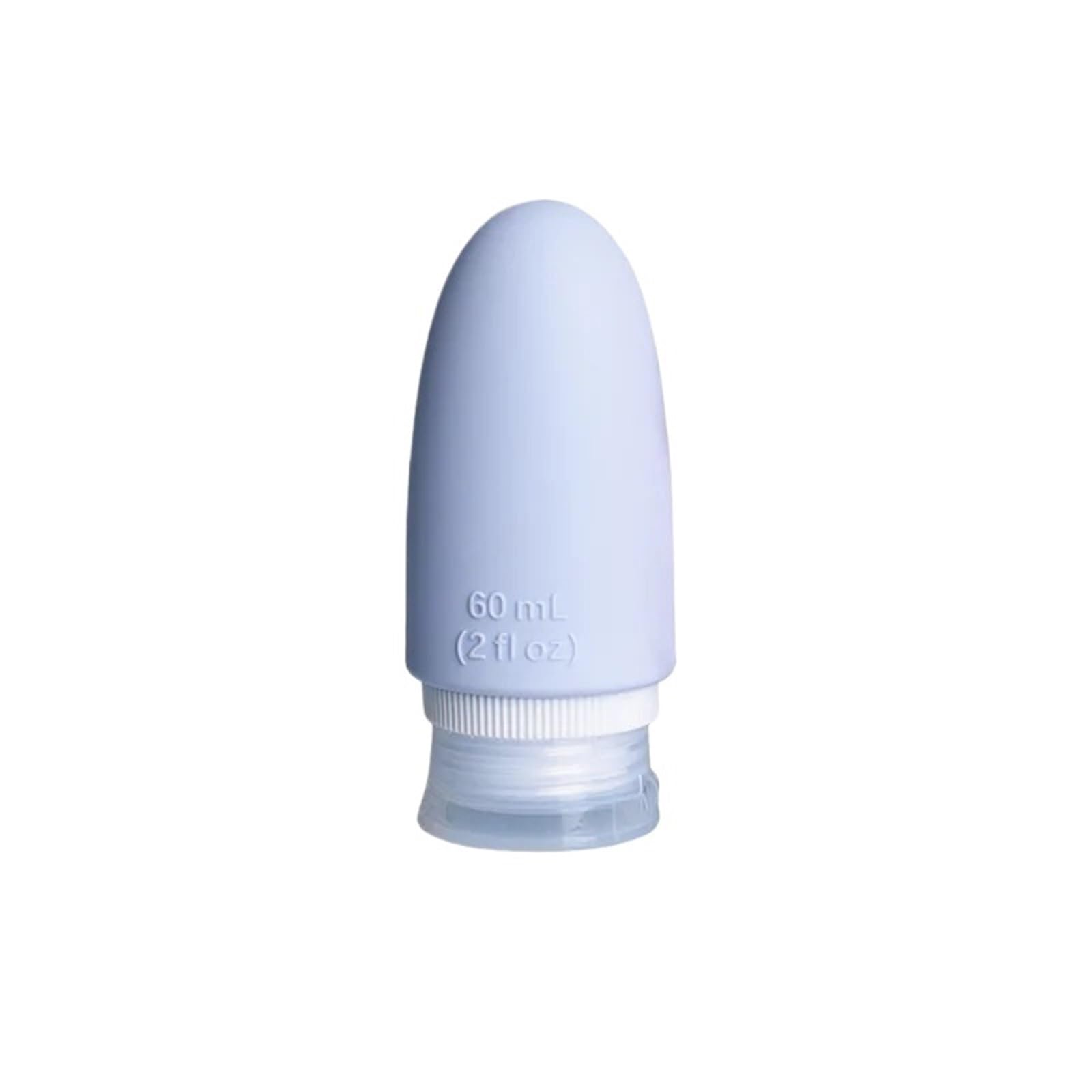 Set di bottiglie da viaggio 8 pezzi Per Shampoo, Lozione | Silicone comprimibile a prova di perdite for articoli da toeletta, viaggio ricaricabile for balsamo(Blue,60ml)