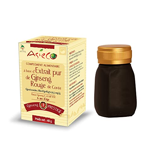 Extrait de Ginseng Rouge de Corée Prestige 40g - 100% Concentré d...