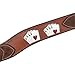 Martin Saddlery 2-3/4 in. Card Suit Breast Collar Chocolate N/A