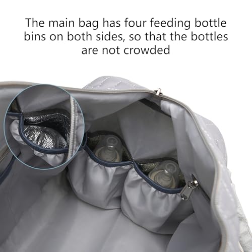 Sac à langer momie grande capacité pour les sorties avec bébé - 3