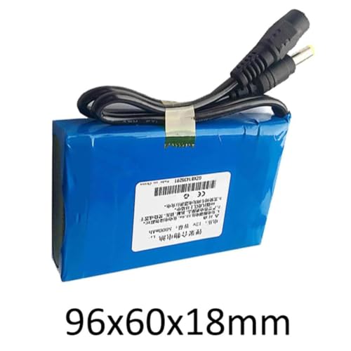 HELINAZI 12V 5000mAh Lithium-Ion Rechargeable Battery Pack for Alarm Systems/Monitor/Outdoor Devices Backup Battery,without Charger - Image 2