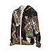 CSGJMYGS UPF 50+ Siberian tiger cubs Sun Protection Hoodie Jacket Lightweight Long Sleeve Sun Shirt With Pockets