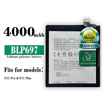 Image of Original BLP697 Battery for Oppo F11 Pro CPH1969 / CPH1823 / CPH1881 / CPH1825 / Battery with 6 Month Warranty****(N177)