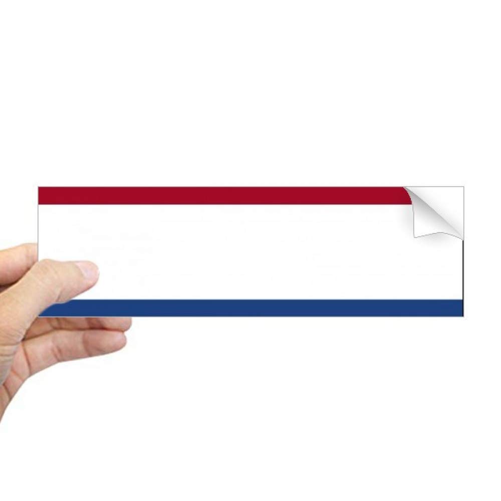 Adhesivo rectangular de Países Bajos para personalizar maletas de viaje 4