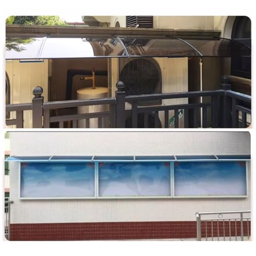 Auvent extérieur soleil neige aluminium pour terrasse et balcon - 6