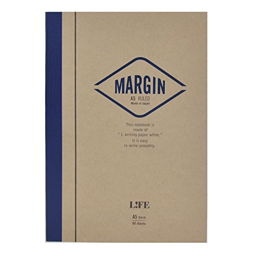 Cahier relié sur le côté Life Margin 7x10 pouces pages lignées