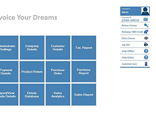 Image of JET BASIC 3.0 | GST Billing Software (Composite Tax | GST | Non GST | Estimate | LIFE TIME License VERSION)