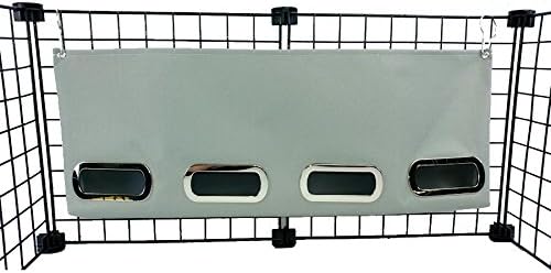 Guinea Pig Hay Bag Feeder (Large, Grey)