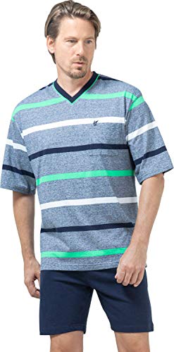 Preisvergleich Produktbild hajo Polo & Sportswear Herren Geringelter Herren-Shorty