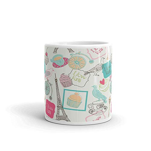 Image of Printed Coffee Mug for Gifting Loved Ones On Occasions |Christmas | New Year | Valentined Day Ceramic 350ml-1piece | M09