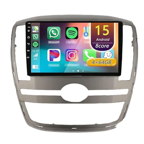 Android 15 Radio Coche,para Buick Lacrosse 2006-2009 con Wireless Carplay Android Auto, Radio Táctil De 9 Pulgadas con GPS Navi WiFi Bluetooth Cámara SWC(C 8core(4G+64G))