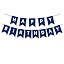 Dark Blue - White