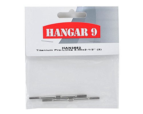 Hangar 9 Titanium Pro-Links pas de vis 4-40 chapes haute résistance tringlerie de direction rc - 2