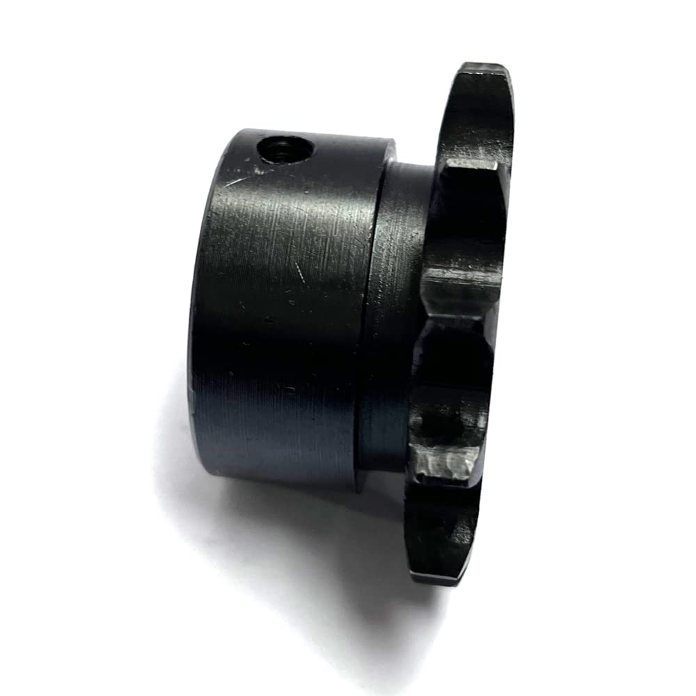 Pignone per catena a rulli #40, tipo B, foro da 3/4", antiruggine, temprato, 12 denti