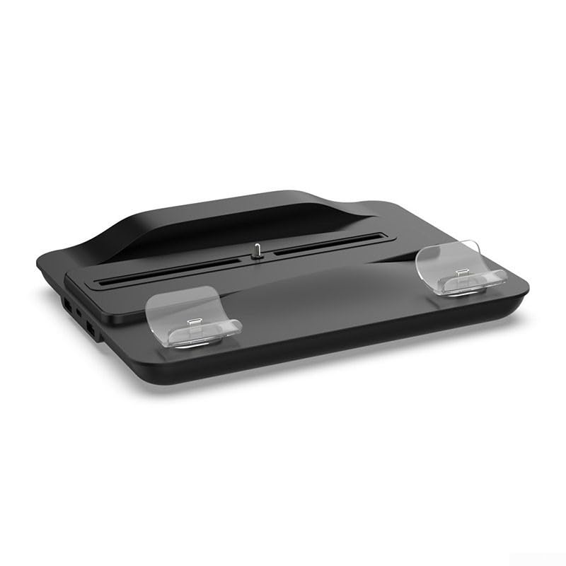 Docking station per controller PS5 ricarica efficiente con sistema di raffreddamento integrato e controlli ventola (bianco)