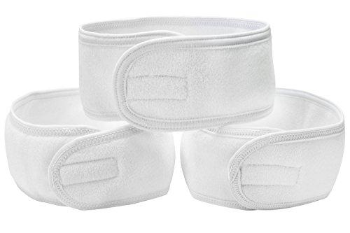 S&T Inc. Makeup and Face Mask Headbands, 3 Pack