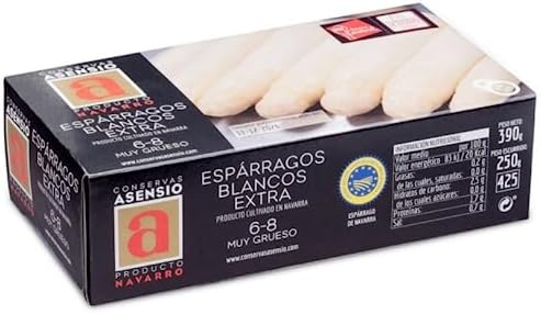 THE BASQUE gourmet - White Asparagus of Navarre very Guresos - 6-...
